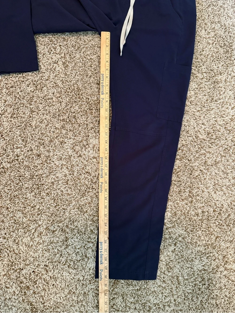 Figs Axim Straight-Leg Men's Navy Scrub Pants sz M